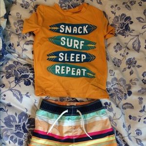 2 sets of boys bathing suit 3T